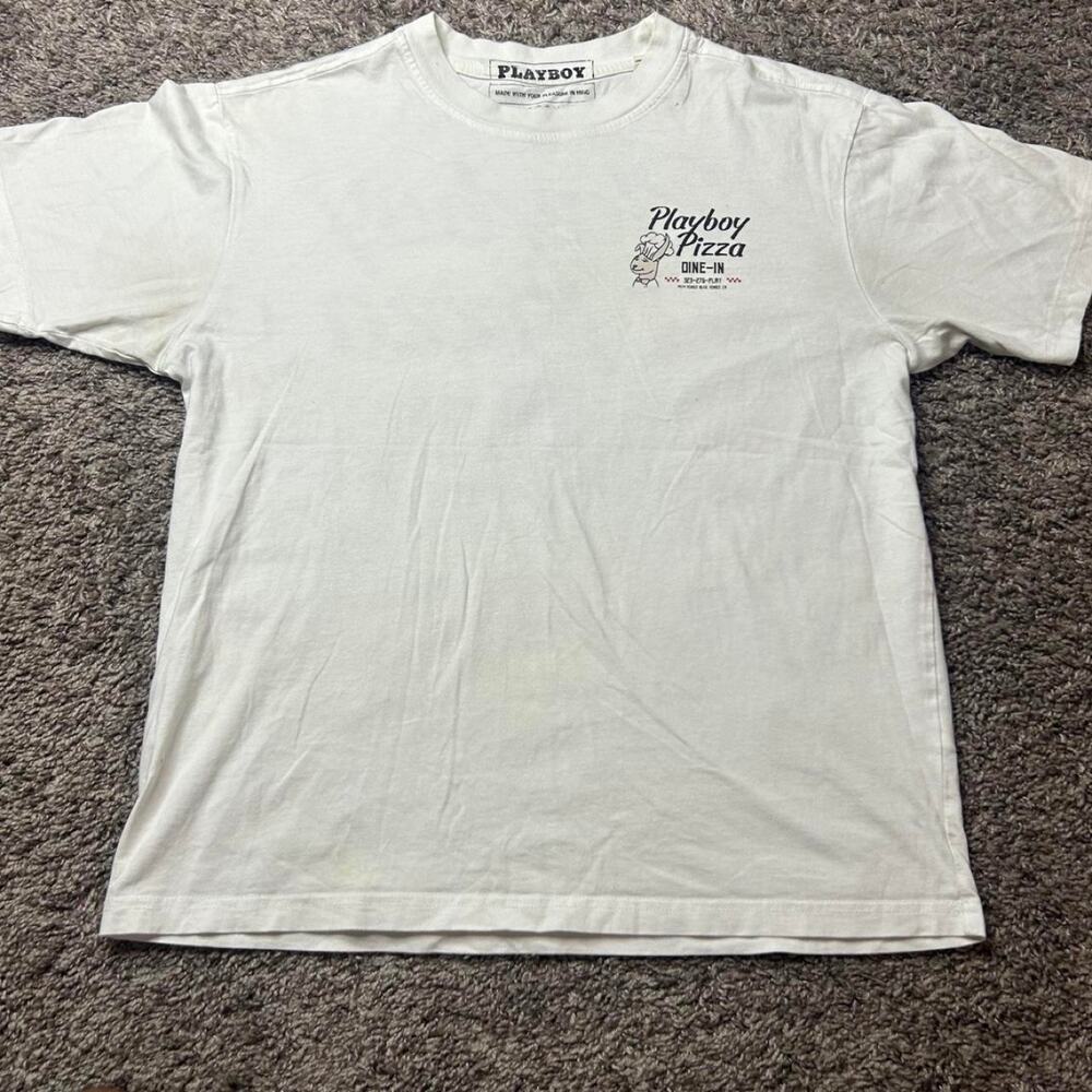 Playboy pizza tee dine in
